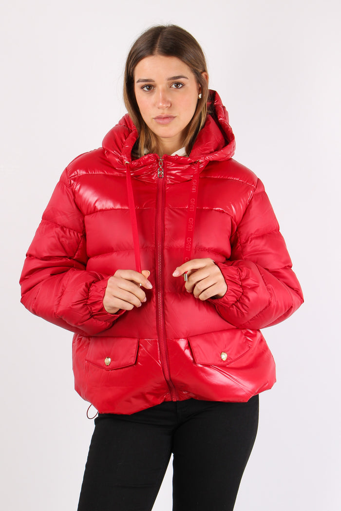 Piumino Over Piuma D Oca Ciliegia-3