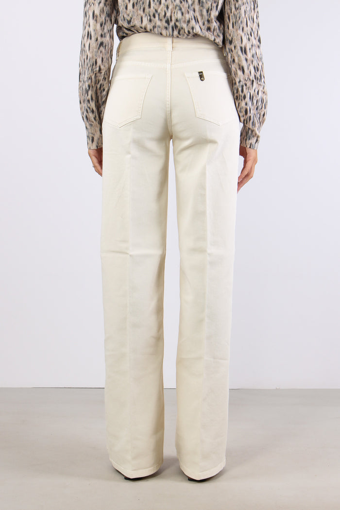 Pantalone Flare Applicazione Passanti Angora-4