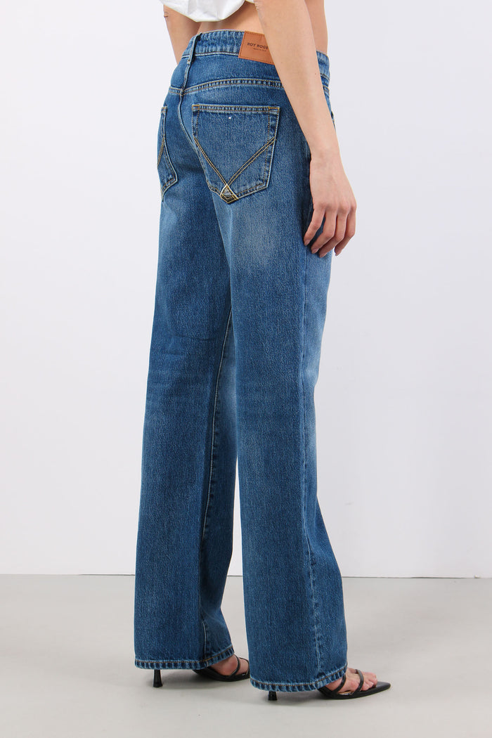 Denim Boyfriend Denim Medio-3