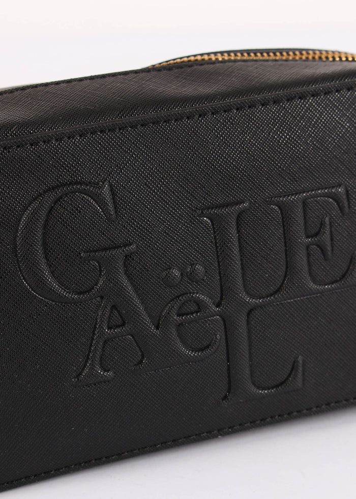 Camera Bag Saffiano Maxi Logo Nero-7