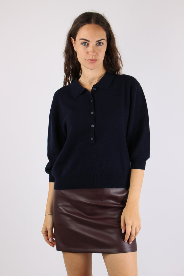 Polo 100%lana Blu Notte-2