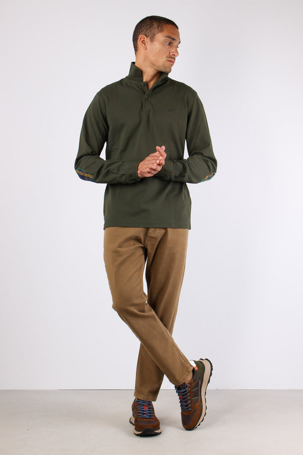 Polo Ml Toppa Contrasto Militare