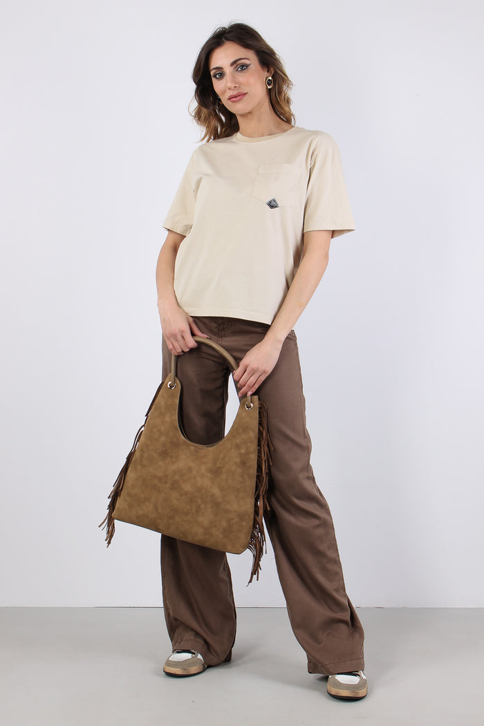 T-shirt Taschino Jersey Cream