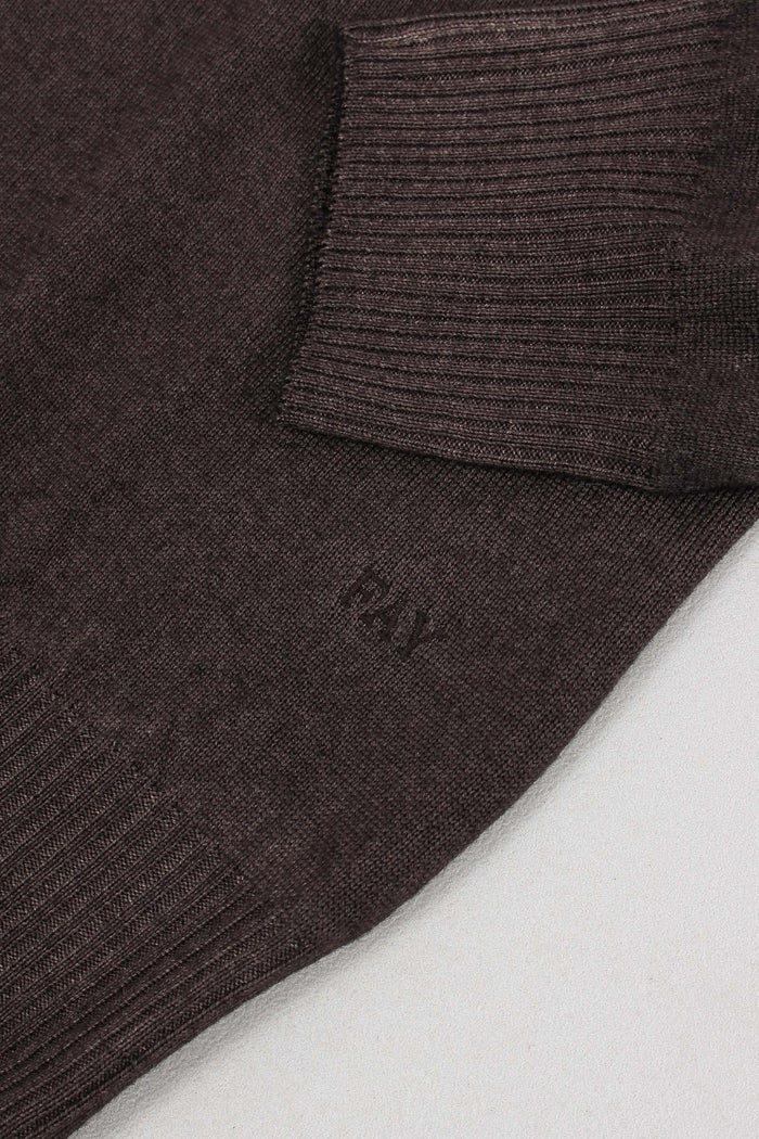 Maglia Girocollo Delavee Caffe-8