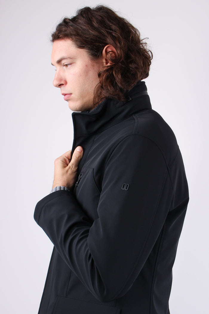 Field Jacket Nylon Nero-6