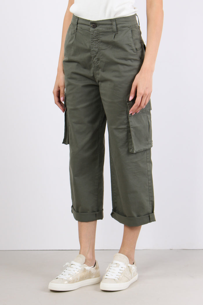 Pantalone Tasconato Gamba Drit Militare-3