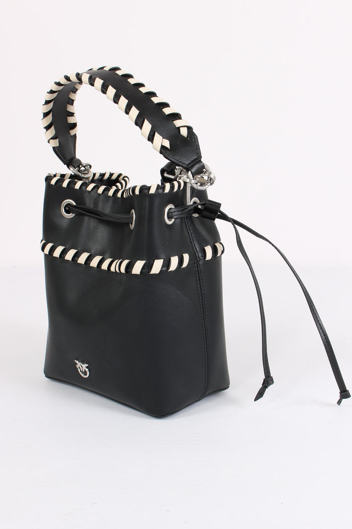 Secchiello Mini Impunture Nero/bianco-4