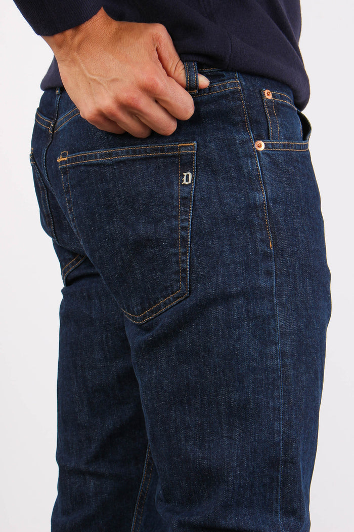 Icon Denim Pulito Risvolto Denim Scuro-6
