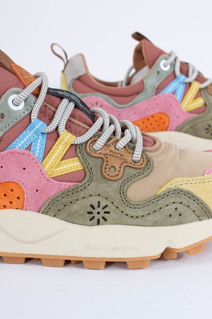 Sneakers Yamano Suede Nylon Cream/taupe-4