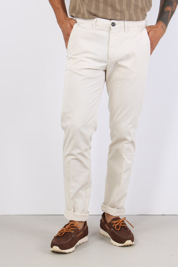 Chino Slim Gabardina Panna-2