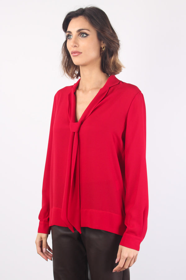 Blusa Cravatta Rosso-2