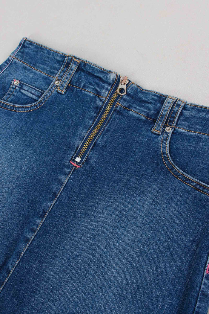 Minigonna Denim Blu-3