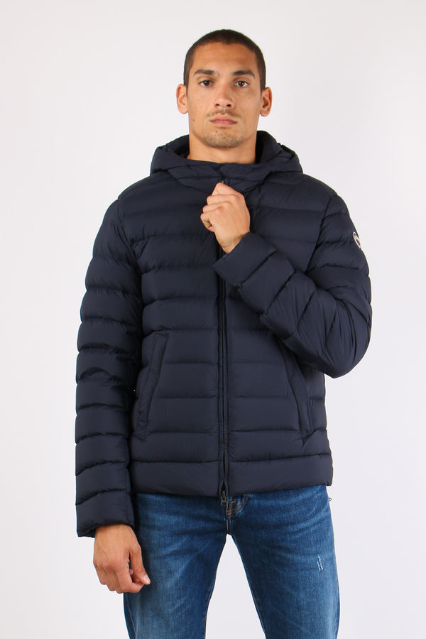 Giubbotto Basico Cappuccio Navy/blue-2