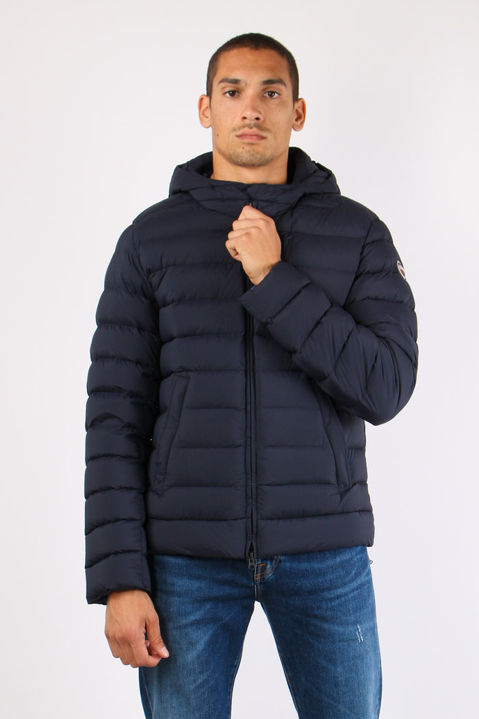 Giubbotto Basico Cappuccio Navy/blue-2