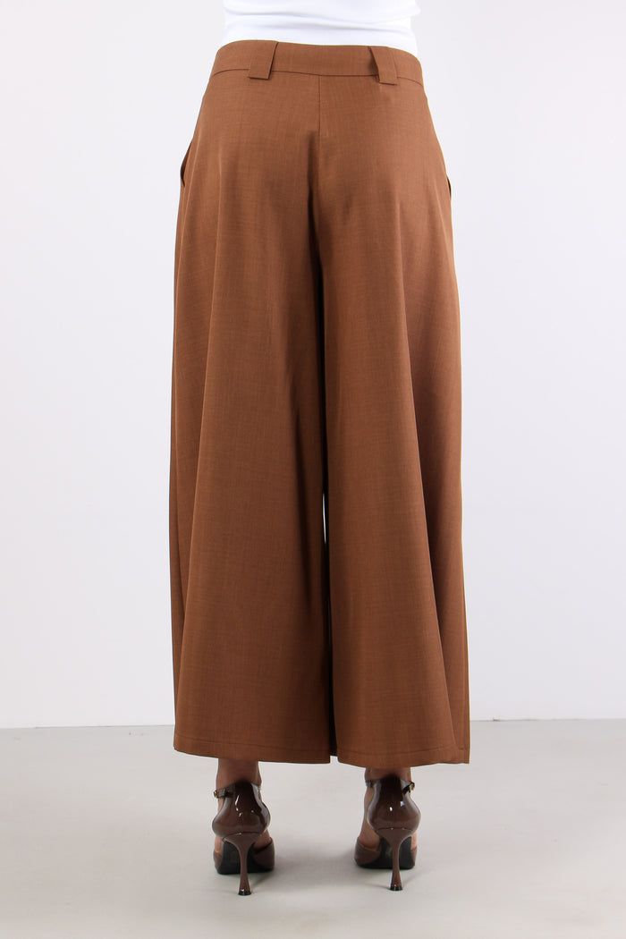 Gonna Pantalone Poliviscosa Caffe-4