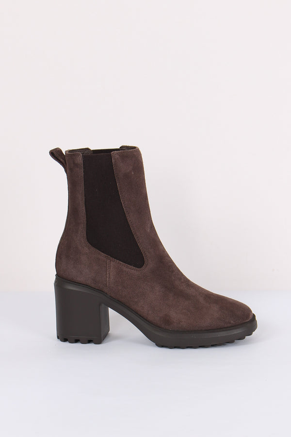 Stivale H724 Chelsea Suede Palissandro