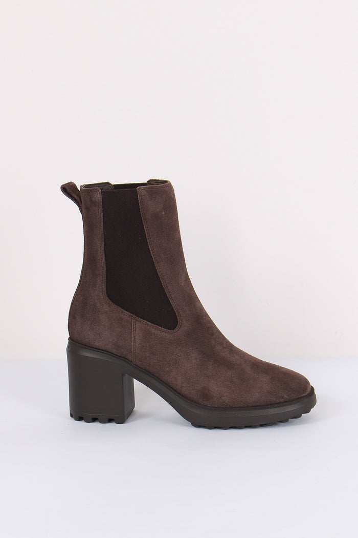 Stivale H724 Chelsea Suede Palissandro