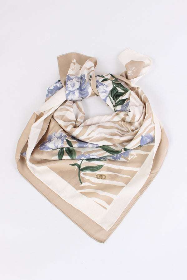 Foulard Mix Print Nat/zebra-2