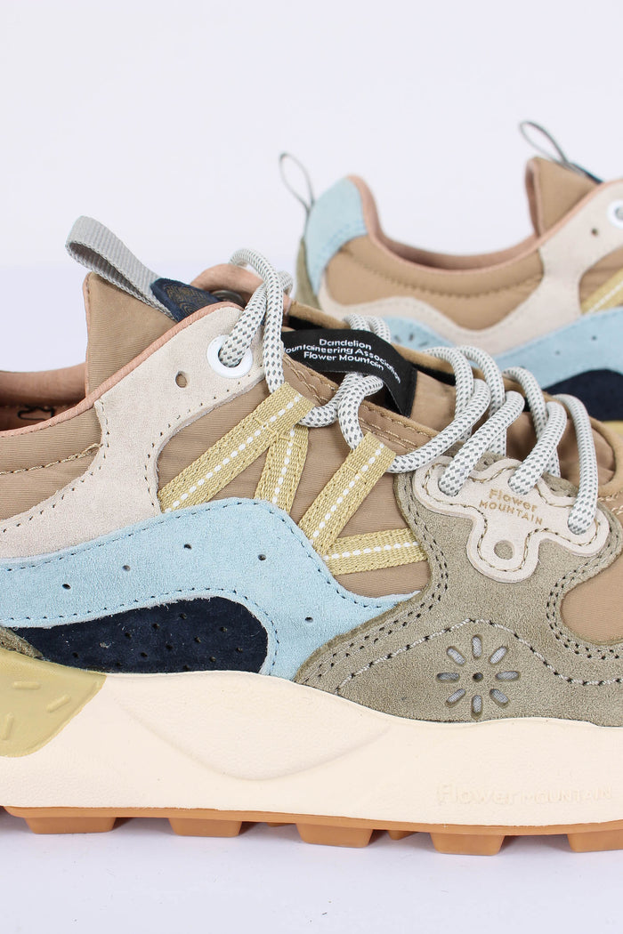 Sneakers Yamano Suede Nylon Black/green-7