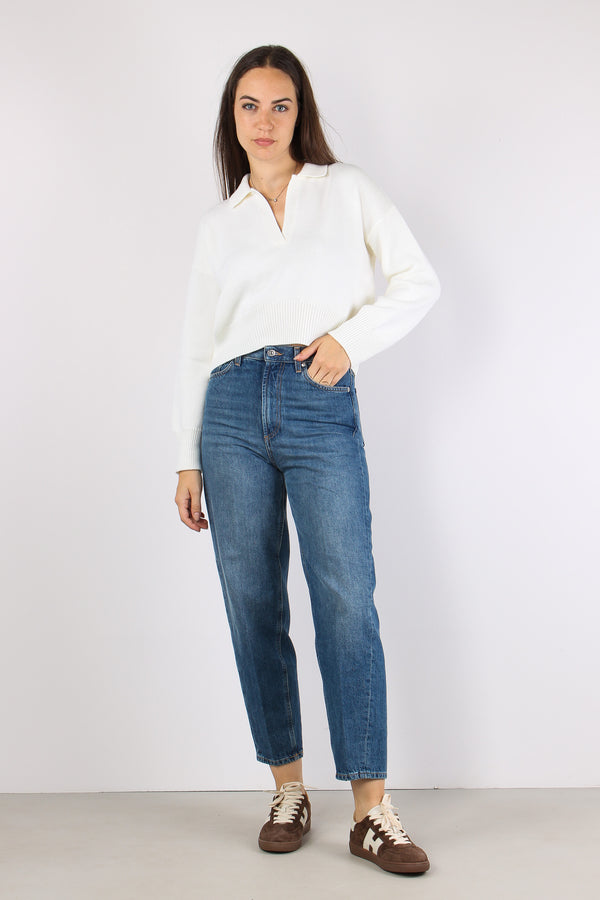 Bessie Denim Baloon Denim Medio