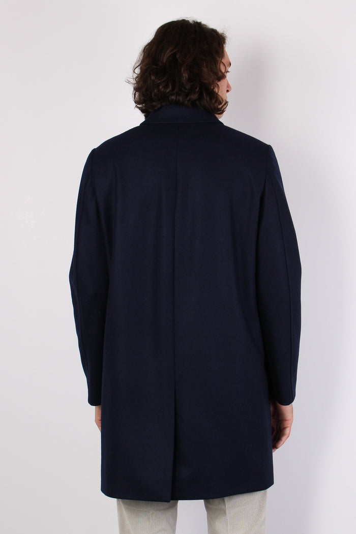 Cappotto Panno Blu-3