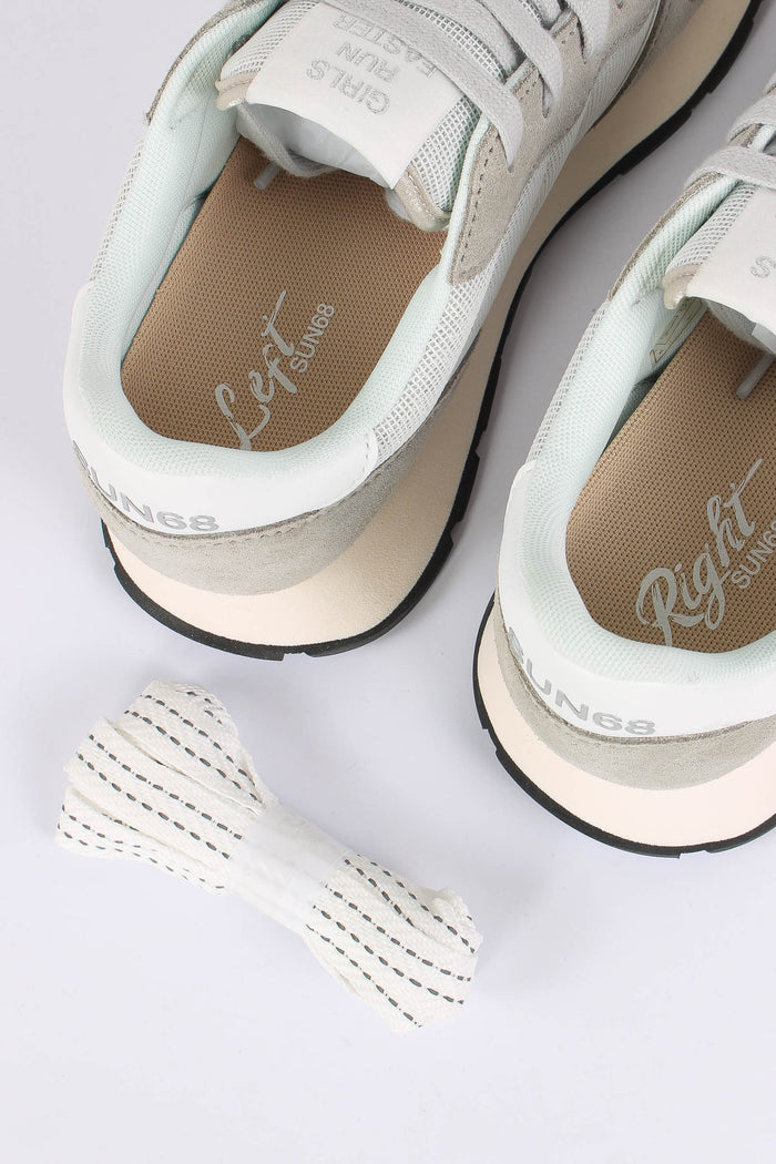 Sneakers Ally Glitter Textile Argento-7