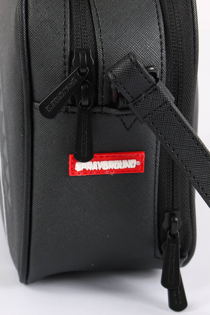 Pochette Center Rip Check Nero-6