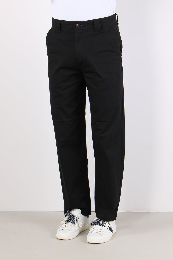 Pantalone Gamba Larga Nero-9