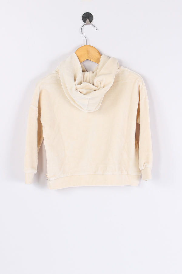 Felpa Cappuccio Ciniglia Ivory-2