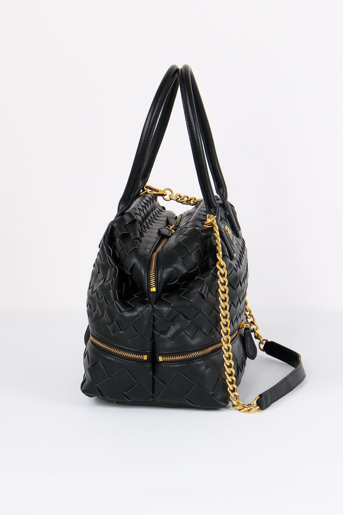 Bauletto Grande Intreccio Black-4