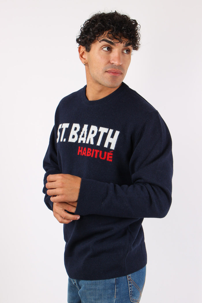 Girocollo St Barth Abitue Blu-6