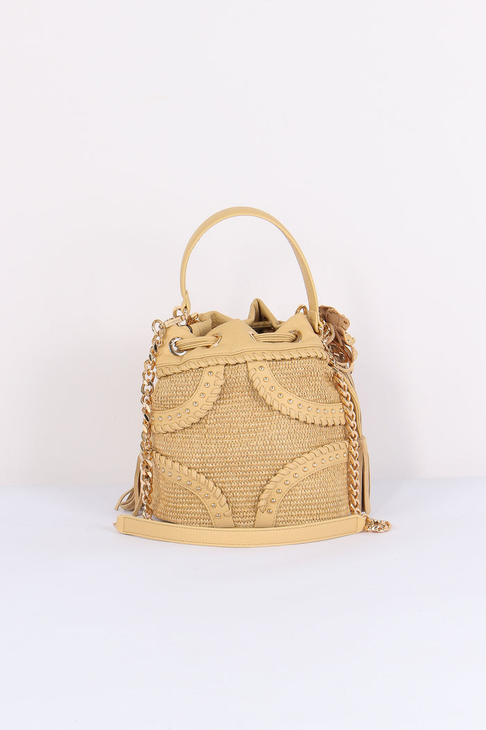 Secchiello Rafia Beige-4