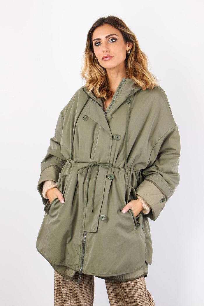 Fumetto Parka Reversibile Militare