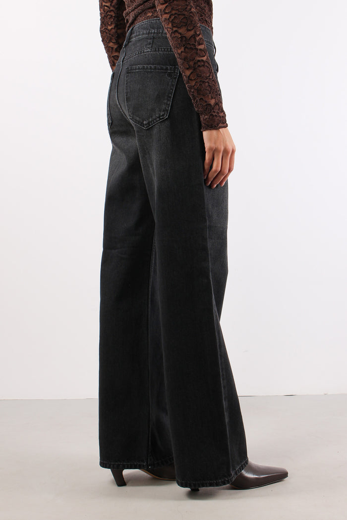 Denim Cropped Stretch Denim Nero-6