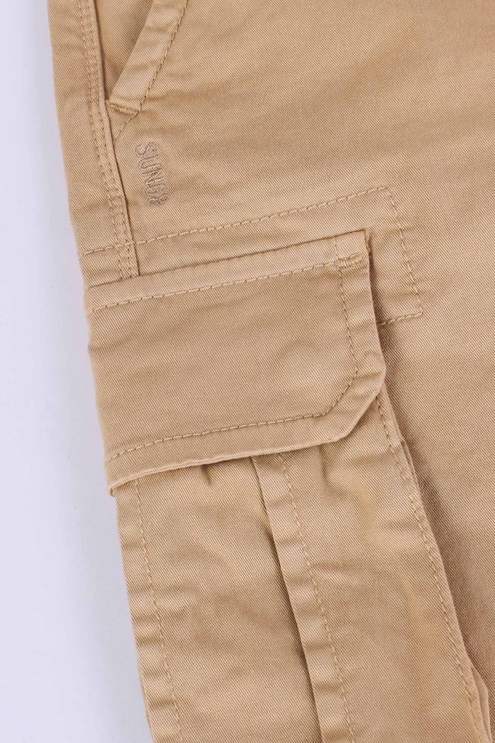 Bermuda Cotone Tasconato Beige-5