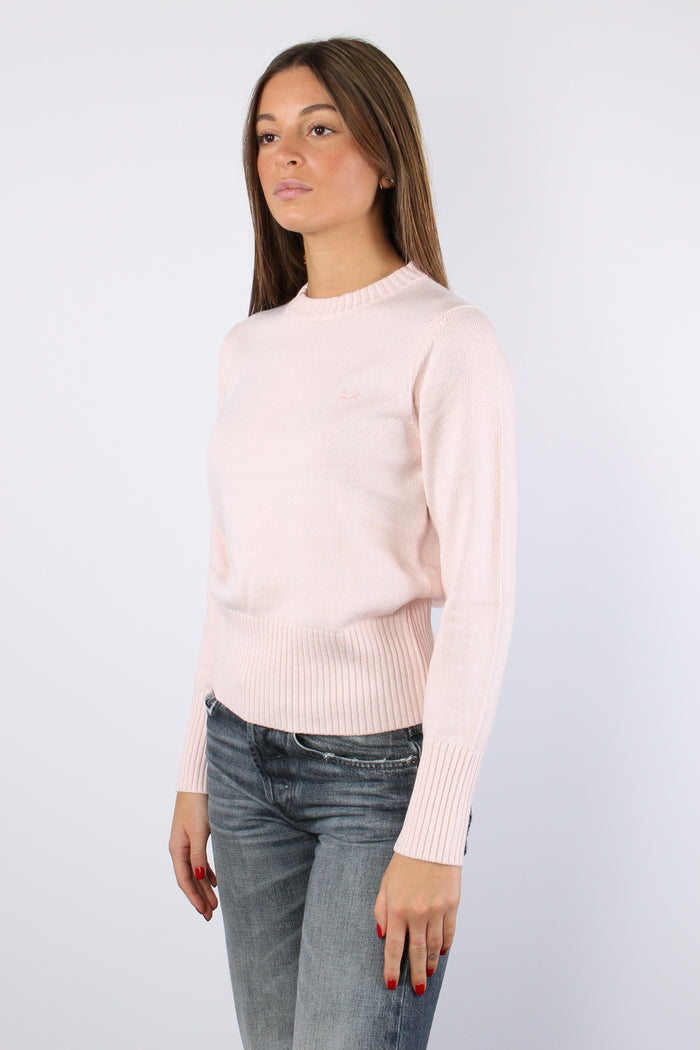 Girocollo Misto Cashmere Rosa-4