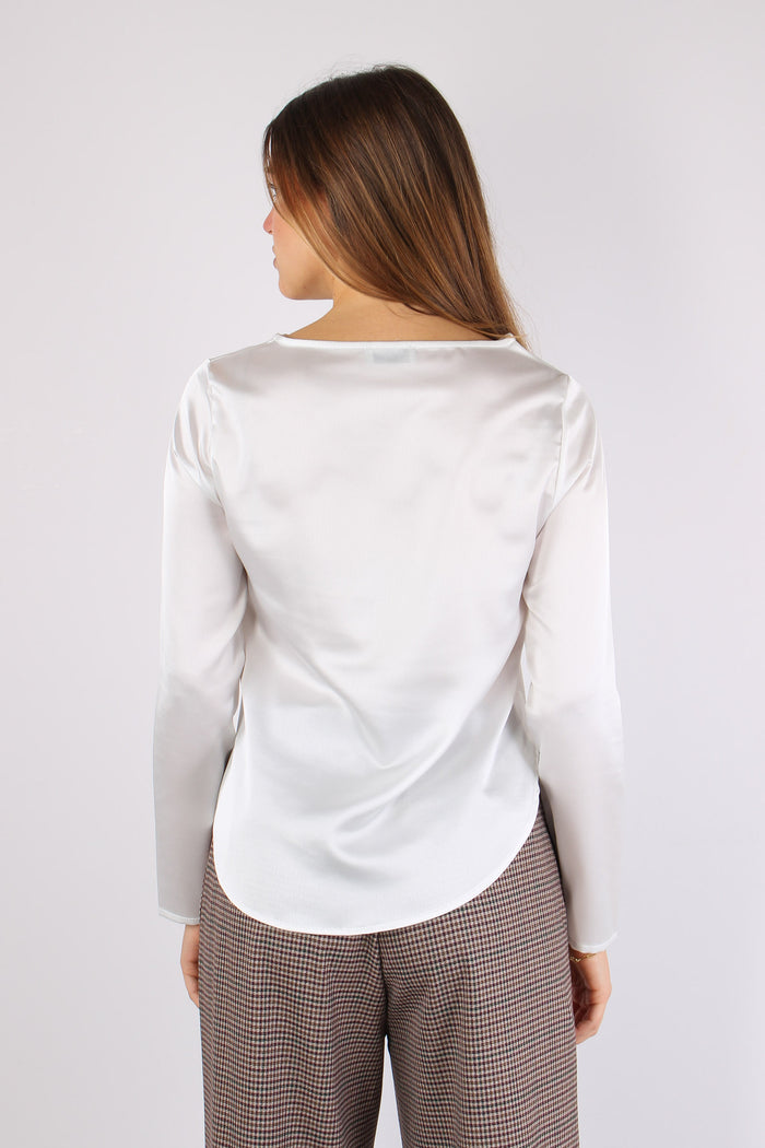 Casacca Spacchetti Laterali Panna-5