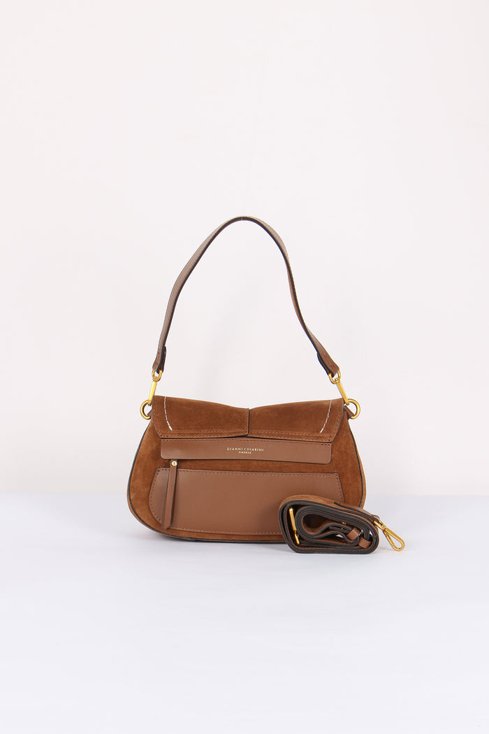 Helena Round Tracollina Suede Cognac-3