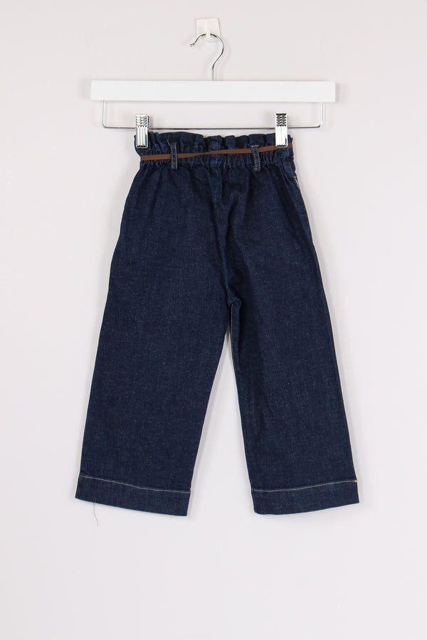 Denim Ampio Cintura Denim-2