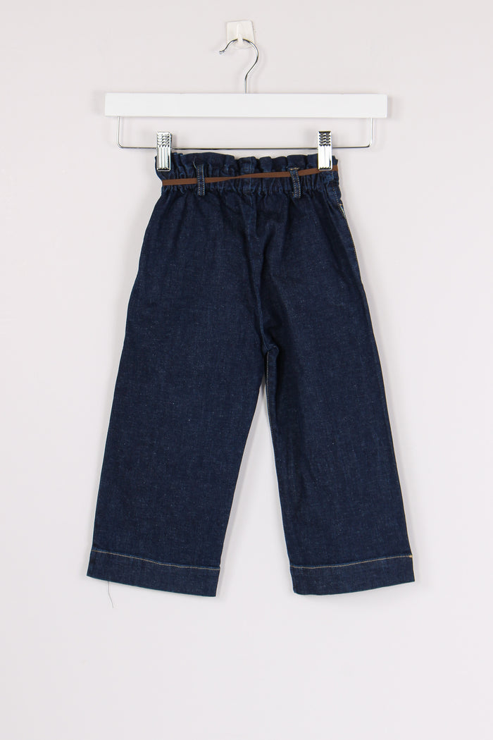 Denim Ampio Cintura Denim-2