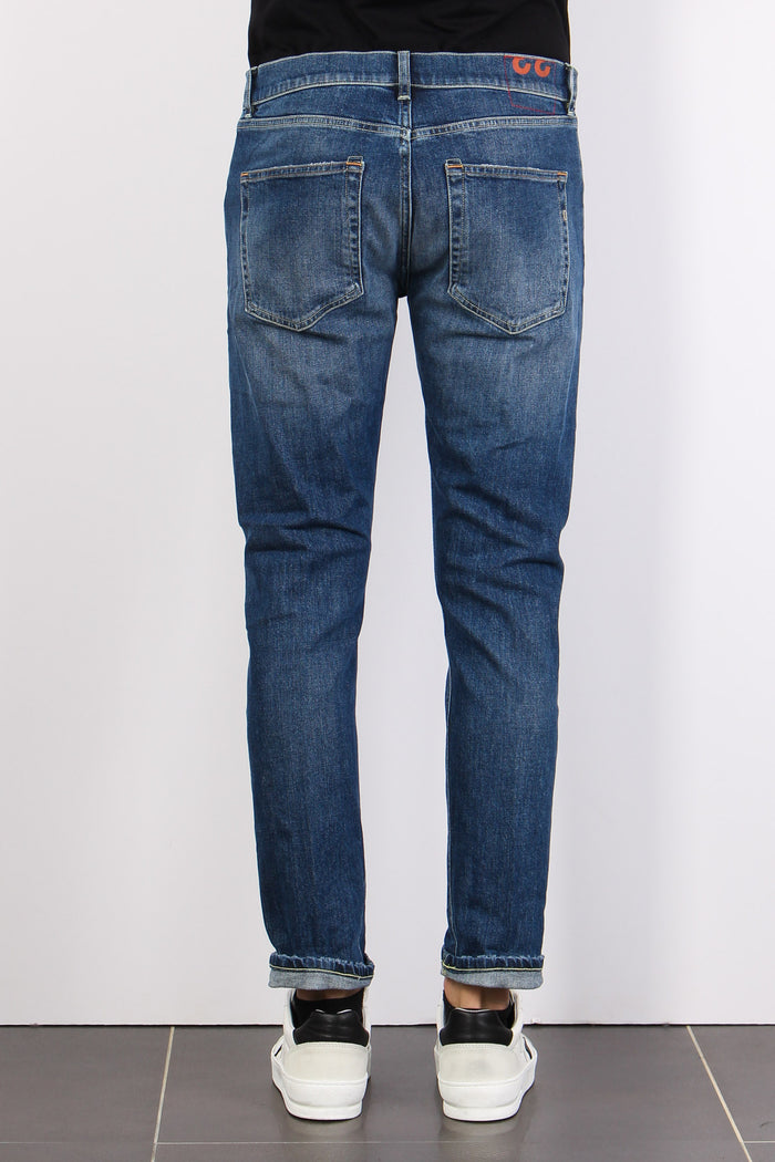 Icon Denim Cuciture Contrast Denim Medio-3