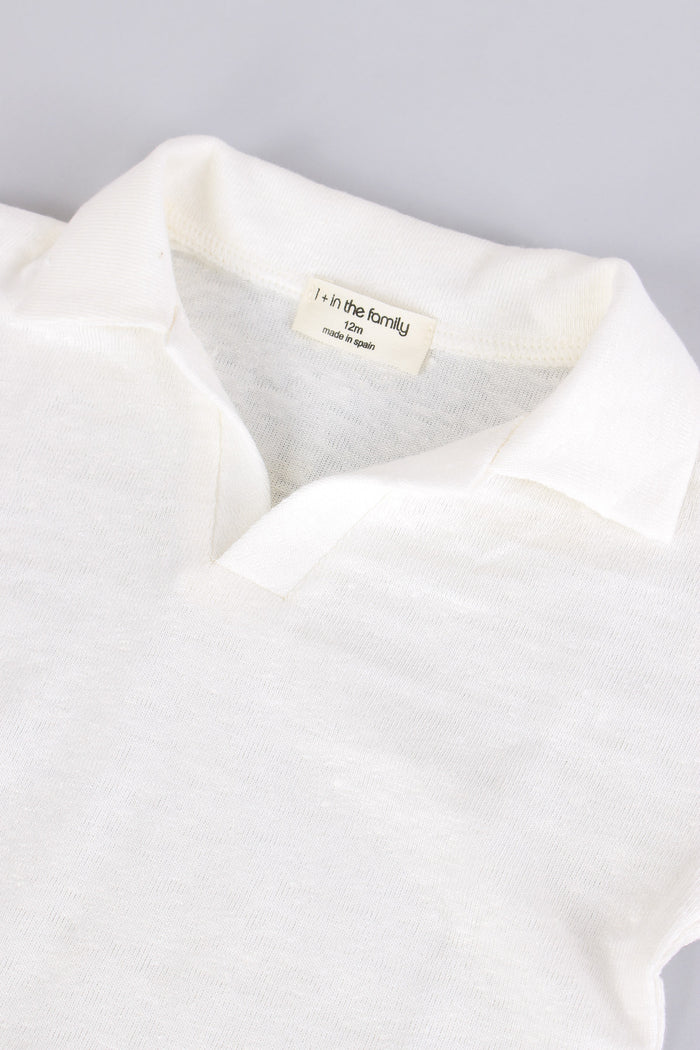 Polo Lino Off White-3