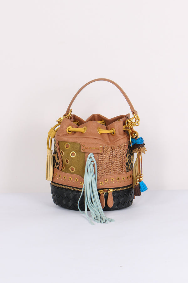 Secchiello Multi Materiale Cuoio