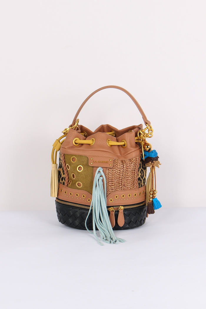 Secchiello Multi Materiale Cuoio