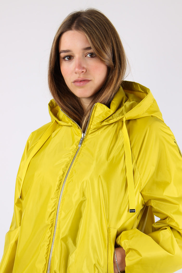 Giubbotto Corto Over Nylon Cedar Yellow-8