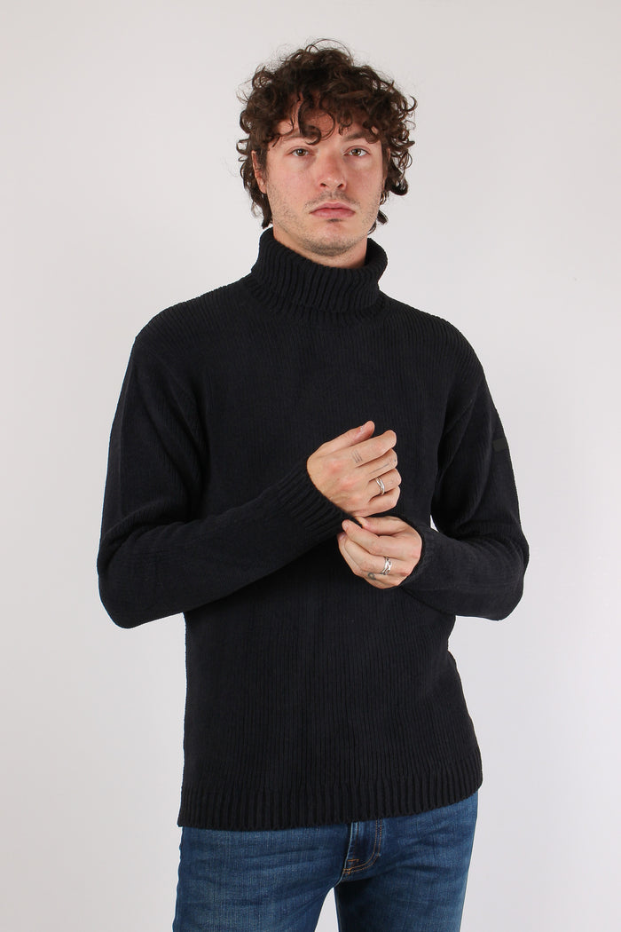 Maglia Collo Alto Black-6