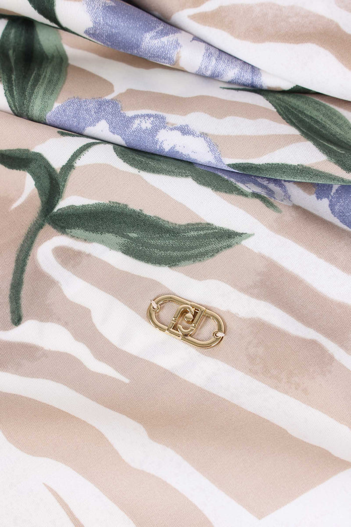 Foulard Mix Print Nat/zebra-6