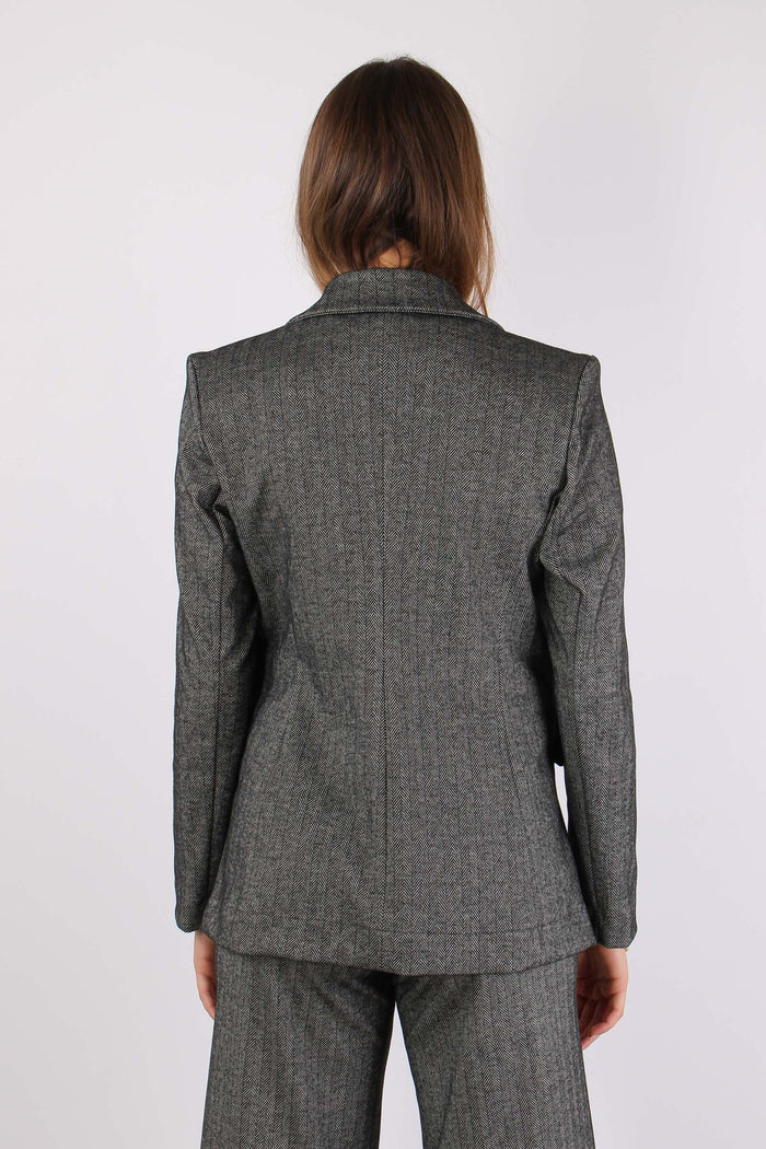 Giacca Spacchetti Resca Nero/grigio-6