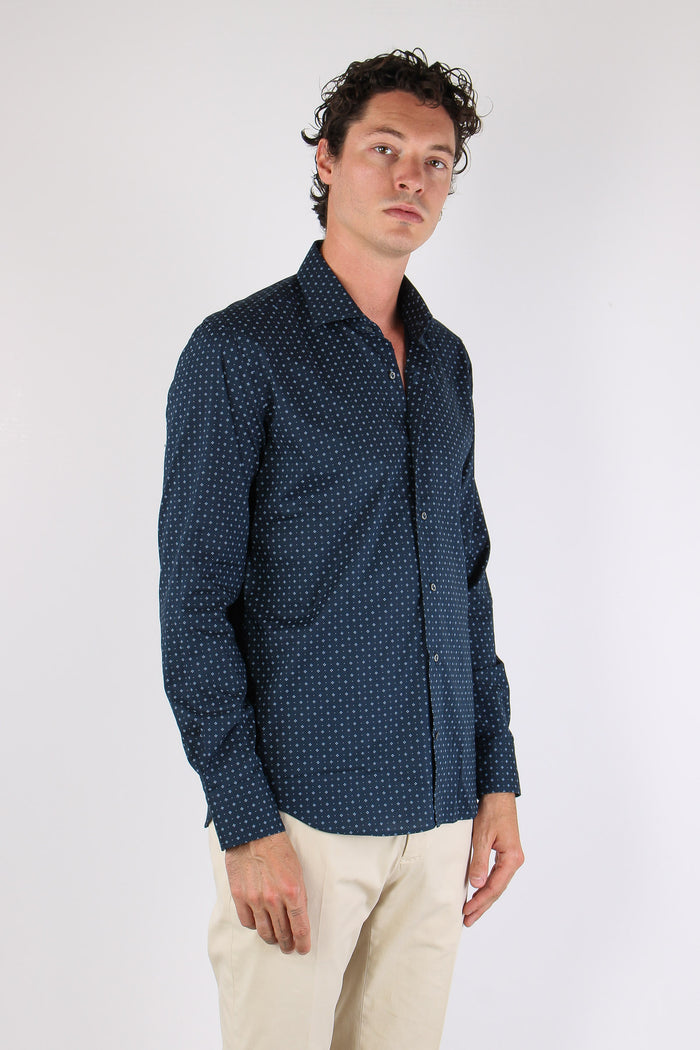 Camicia Fantasia Blu-7