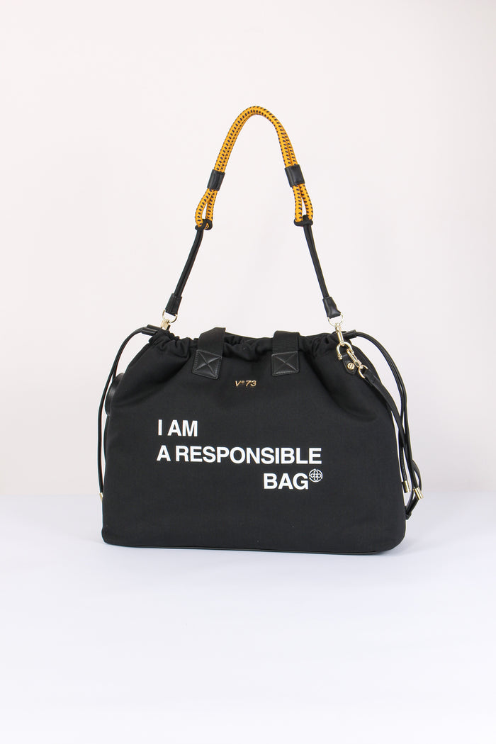 Responsible Sacca Canvas Nero-6